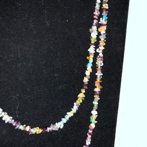 Gem and Bead 20’ necklace